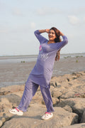 Elite Purple “bloom” Long Polo Lace Set | LPX05v02