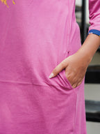 DirtyPink "Courage" Cotton Long T-Shirt Pyjama Set | LP06v02