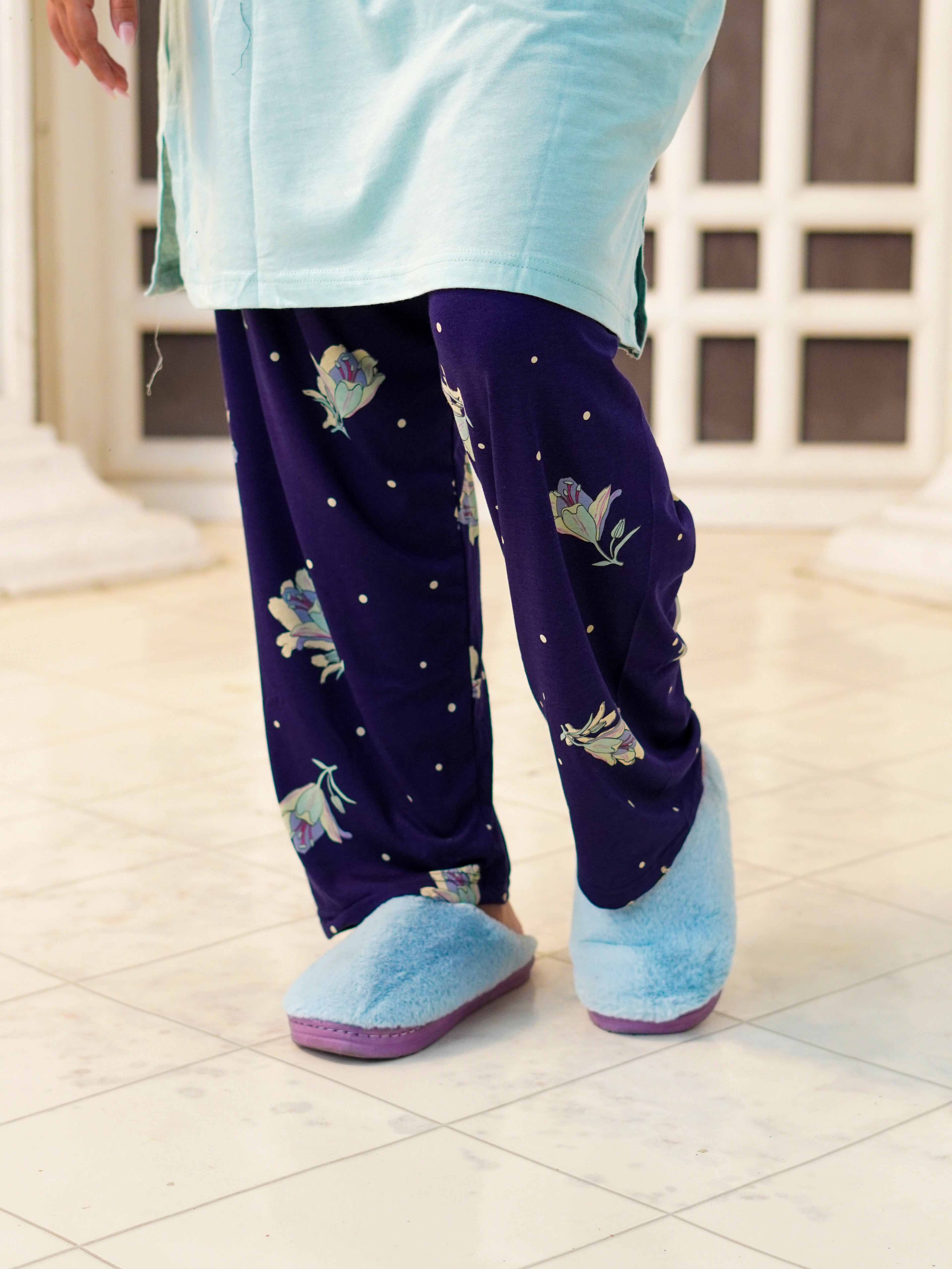 Elite Sea Green "Better" Cotton Long T-Shirt Pyjama Set | LP06v07