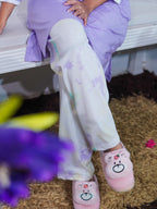 Elite Lavender "Amazing" Cotton Long T-Shirt Pyjama Set | LP06v08
