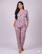 Soft Pink Big Heart Pyjama Set (CS1v12)