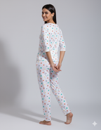 Multicolor Star Print Pyjama Sets (CS1v09)