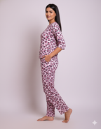 Soft Pink Big Heart Pyjama Set (CS1v12)