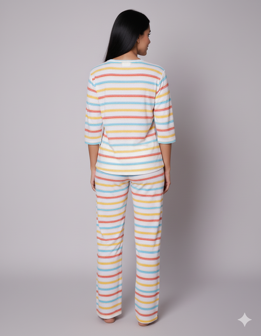 Rainbow Strips Pyjama Sets (CS1v02)