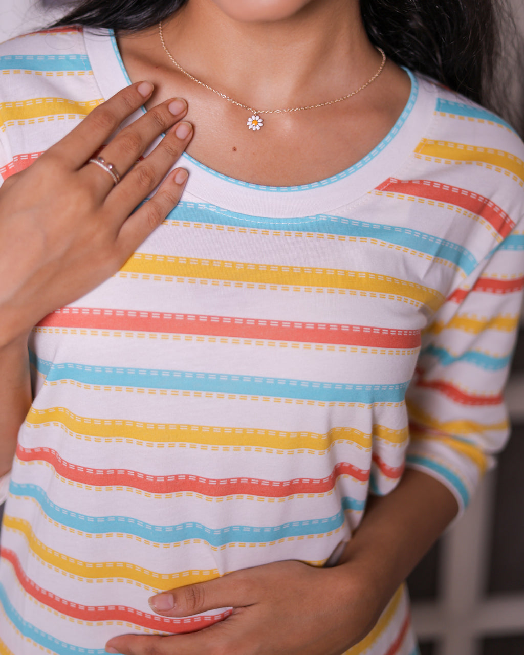 Rainbow Strips Pyjama Sets (CS1v02)