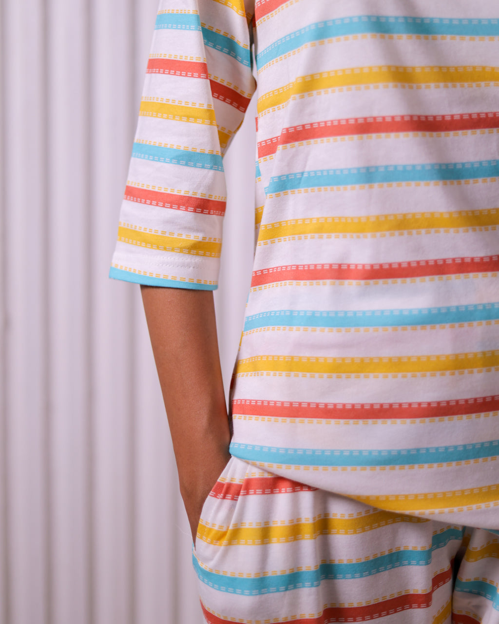 Rainbow Strips Pyjama Sets (CS1v02)