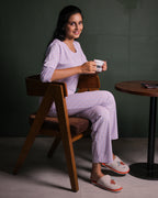 Light Lavender Mini Flowers Pyjama Sets (CS1v06)