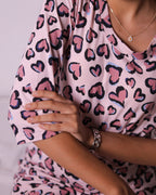 Soft Pink Big Heart Pyjama Set (CS1v12)