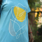 Sky Blue Long T-Shirt Pajama Set (LP2v10)