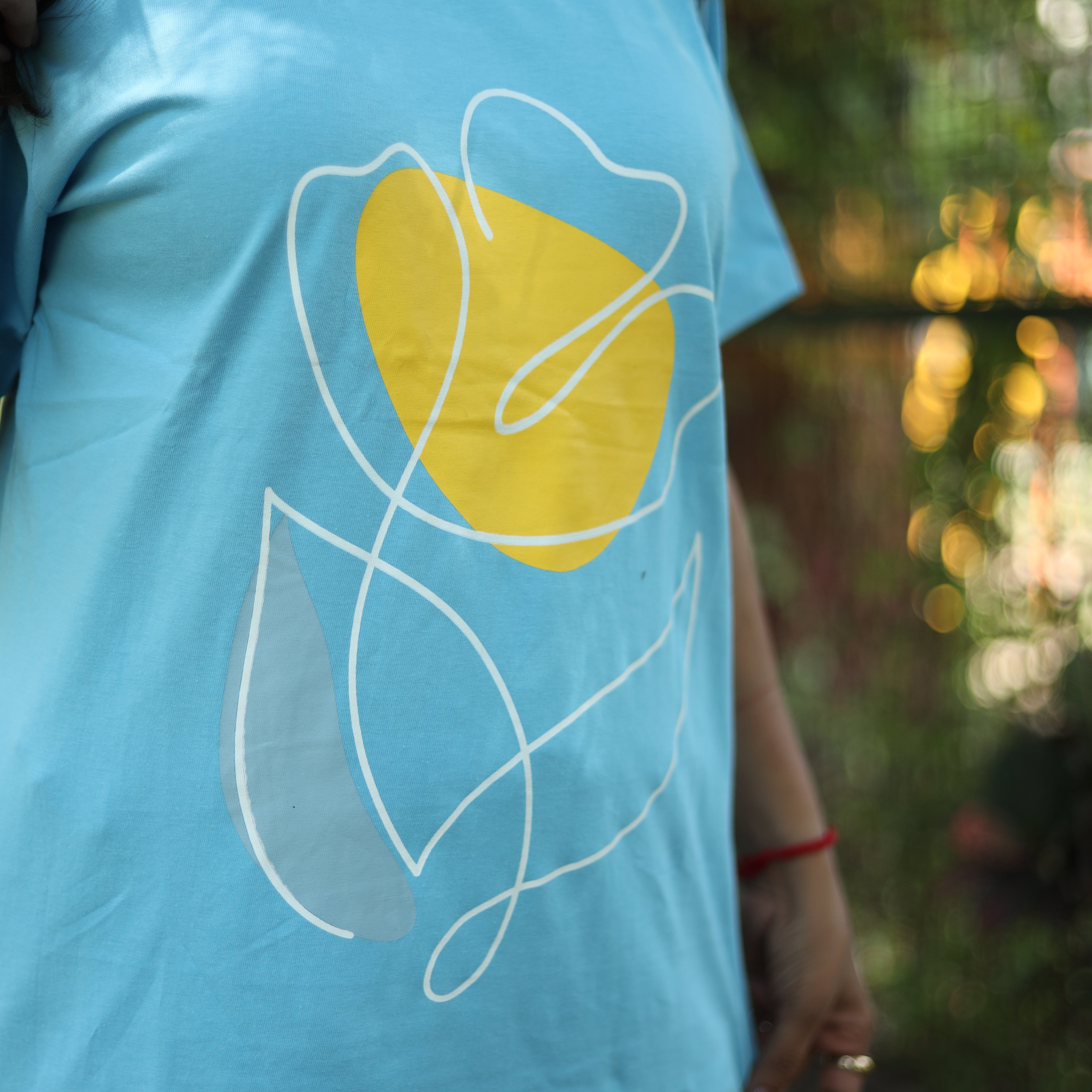 Sky Blue Long T-Shirt Pajama Set (LP2v10)