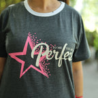 Perfect Dark Grey Long T-Shirt Pajama Set (LP2v02)