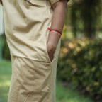 Bloom Skin Brown Long T-Shirt Pajama Set (LP2v04)