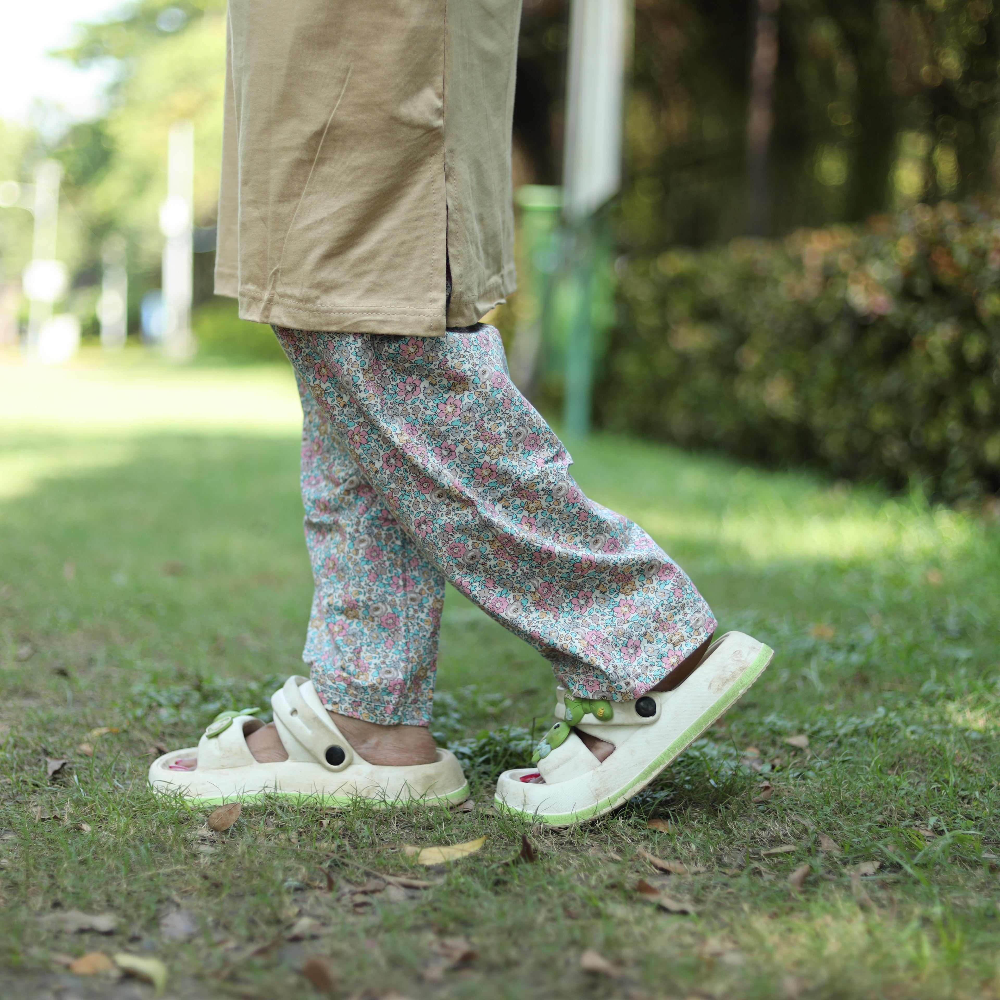 Bloom Skin Brown Long T-Shirt Pajama Set (LP2v04)