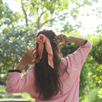 Beautiful Pink Long T-Shirt Pajama Set (LP3v07)