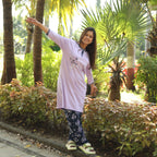 Purple Do It Long T-Shirt Pyjama Set (LP3v01)