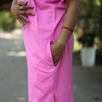 Full of Joy Pink Long T-Shirt Pajama Set (LP2v07)