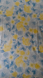 Blue-Yellow Floral Bunch Pyjama Set (CS1v17)