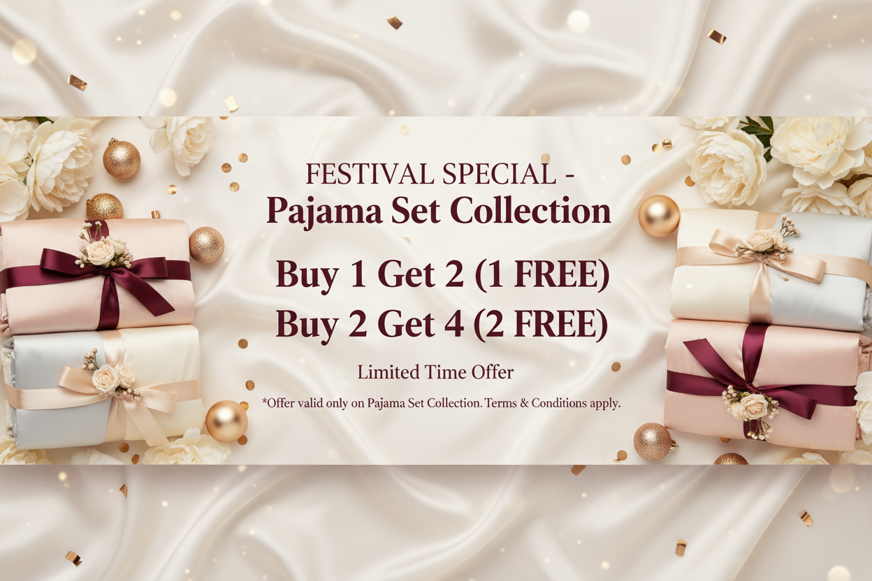 Mizan Trendz Pajama Set Festival Banner with T&C