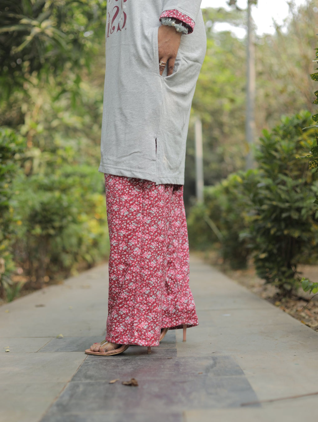 Elite Grey You Got This Long T-shit Pyjama Set (Lp04v04)