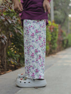 Maroon Choose-Joy T-shirt Pyjama Set (LP04v05)