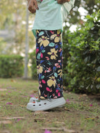 Elite Sea Green - Flower Long T-shirt Pyjama Set (Lp04v07)