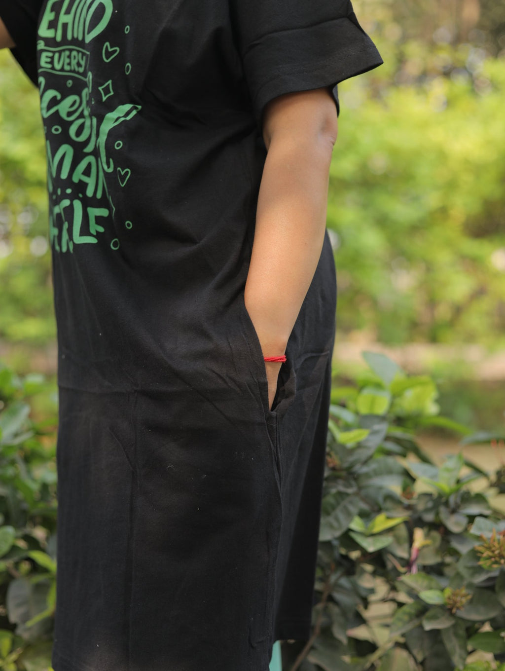 Success Green Long T-Shirt Pajama Set (LP2v11)