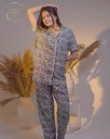 Black-White Motifs design - Pajama set (MTF2v10)