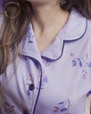 Sky Blue Floral design - Pajama set (MTF2v11)