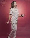 Cadet Gray Pear Fruit design - Pajama Set (MTF2v12)
