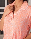 Paisley Floral - Front Open PJ Set (MTFBv01003) 