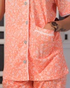 Paisley Floral - Front Open PJ Set (MTFBv01003) 