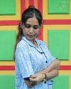 Heart Design Print - Front Open Pajama (MTFB1v11)