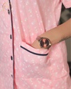 Paisley Peach - Front Open Pajama (MTFB1V09)
