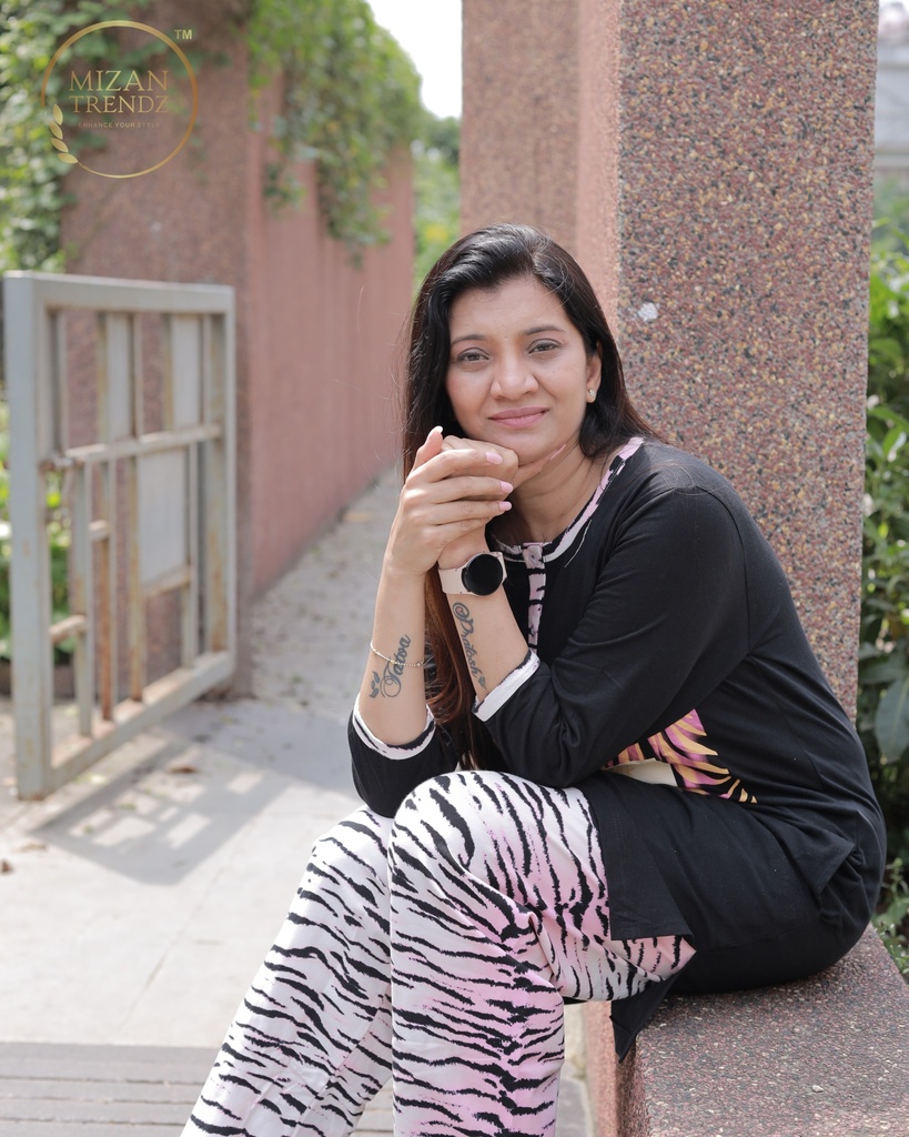 Tiger Print Long Polo Pajama's (MTPS1v02) 