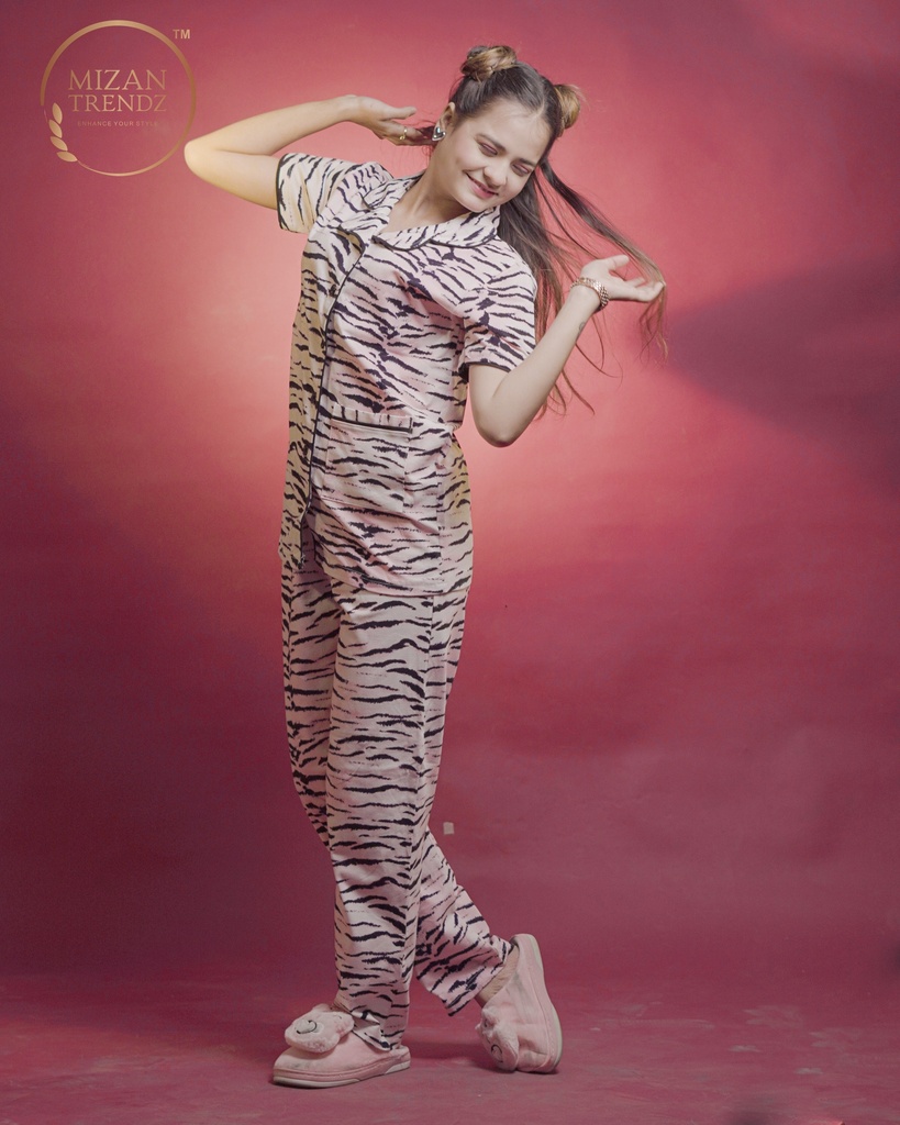 Tiger Print Pajama Set (MTF2v03)
