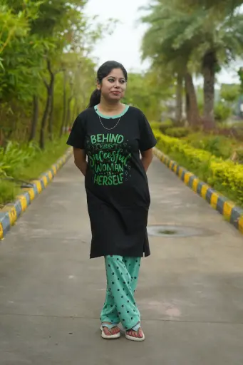 Behind Every Success Green Long-Polo Set (LP2v11)